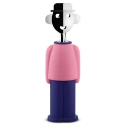 Alessi Alessandro Kurkentrekker Roze/blauw