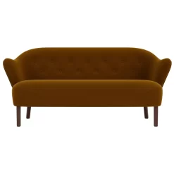 Audo Copenhagen Ingeborg 2,5-zits Bank Donker Eiken Grand Mohair 2600