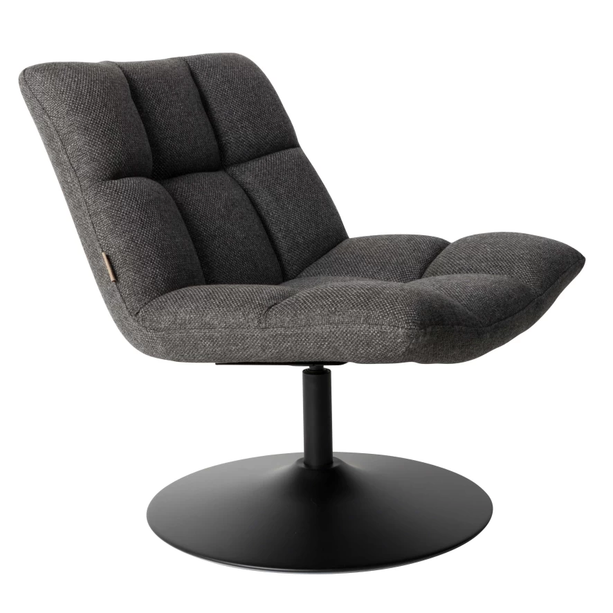 Dutchbone Bar Fauteuil Draaifauteuil Velvet Goudbruin 4 Dutchbone Bar Fauteuil Draaifauteuil Velvet Goudbruin - Afbeelding 2