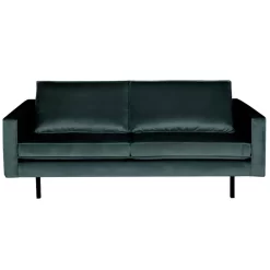 BePureHome Rodeo Velvet Bank 2,5-zits Teal