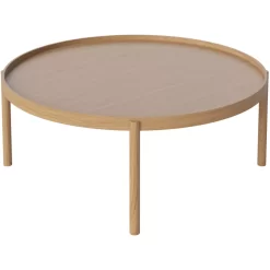 Bolia Tab Salontafel Ø90 H34 Naturel Geolied Eiken