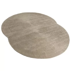 Bolia Zen Rounded Vloerkleed 257x330 Donkerbeige