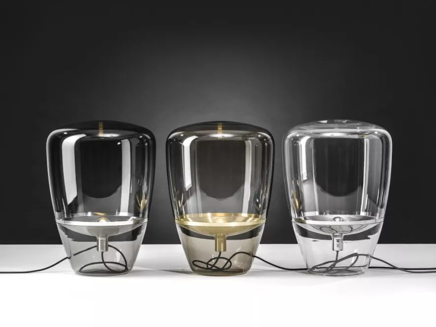 Brokis Balloons Tafellamp Medium Transparant - Chroom Zwart 5 Brokis Balloons Tafellamp Medium Transparant - Chroom Zwart - Afbeelding 3