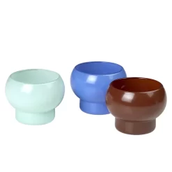 Broste Copenhagen Agathe Theelicht Set Van 3 Turquise Caramel