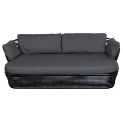 Cane-Line Basket 2-zits Loungebank Graphite
