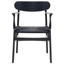 Carl Hansen & Son CH26 Stoel Zwart Eiken
