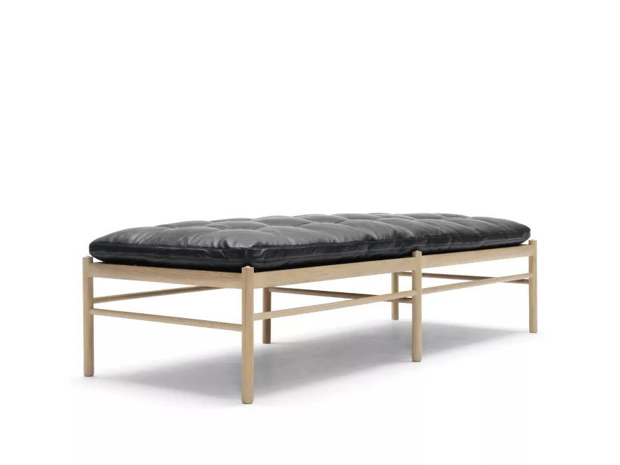 Carl Hansen & Son Daybed OW150 Sif 95 Leer 6 Carl Hansen & Son Daybed OW150 Sif 95 Leer - Afbeelding 4