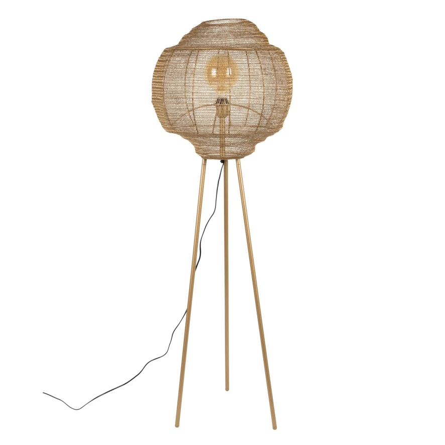 Dutchbone Meezan Vloerlamp Zandgrijs 4 Dutchbone Meezan Vloerlamp Zandgrijs - Afbeelding 2