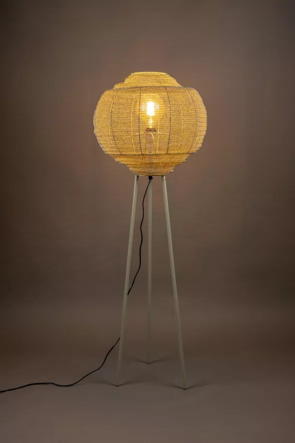 Dutchbone Meezan Vloerlamp Zandgrijs 11 Dutchbone Meezan Vloerlamp Zandgrijs - Afbeelding 9