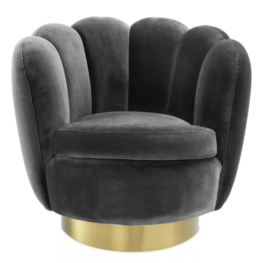 Eichholtz Mirage Fauteuil Draaibaar Savona Nude Velvet 12 Eichholtz Mirage Fauteuil Draaibaar Savona Nude Velvet - Afbeelding 10
