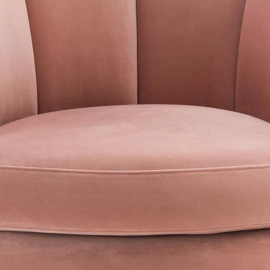 Eichholtz Mirage Fauteuil Draaibaar Savona Nude Velvet 6 Eichholtz Mirage Fauteuil Draaibaar Savona Nude Velvet - Afbeelding 4