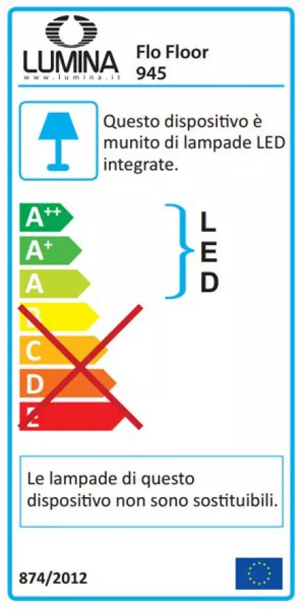 Lumina Flo Vloerlamp LED 3000K Zwart 15 Lumina Flo Vloerlamp LED 3000K Zwart - Afbeelding 13