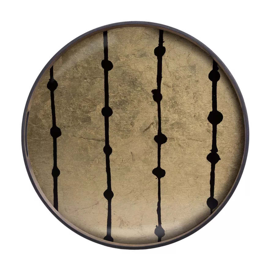 Ethnicraft Dots Dienblad Brown Ø48 7 Ethnicraft Dots Dienblad Brown Ø48 - Afbeelding 5