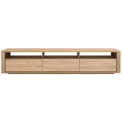 Ethnicraft Shadow Tv-meubel 210x46 Naturel Eiken