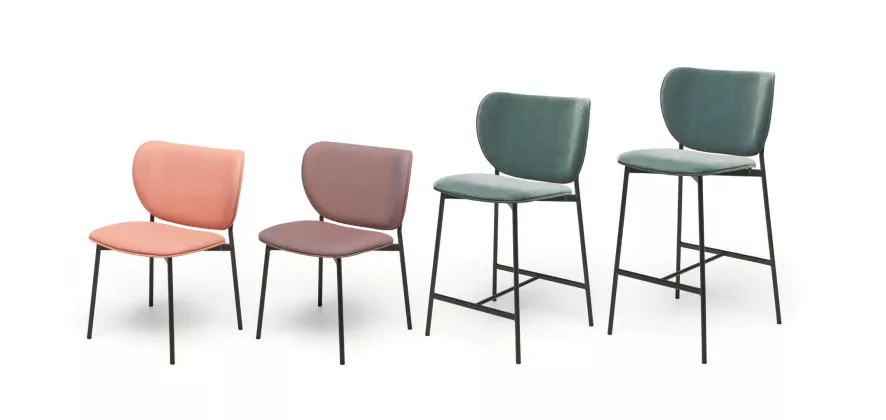 FÉST Eve Barkruk 75 Sydney 22 Beige 13 FÉST Eve Barkruk 75 Sydney 22 Beige - Afbeelding 11