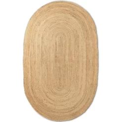 Ferm Living Eternal Jute Vloerkleed Ovaal 230x340 Naturel