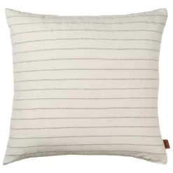 Ferm Living Grand Kussen 50x50 Off-white/chocolate