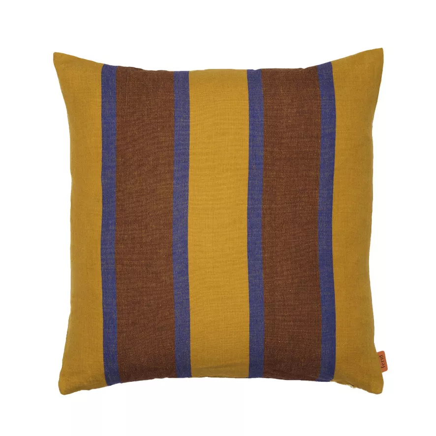 Ferm Living Grand Kussen 50x50 Lime/Bright Blue/Choco 3 Ferm Living Grand Kussen 50x50 Lime/Bright Blue/Choco