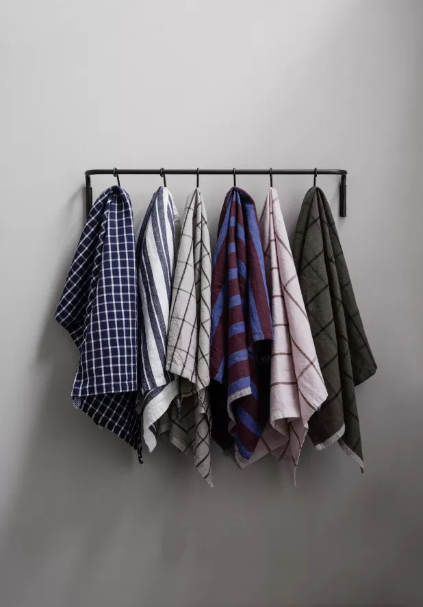 Ferm Living Hale Yarn-dyed Theedoek Olive/green 11 Ferm Living Hale Yarn-dyed Theedoek Olive/green - Afbeelding 9