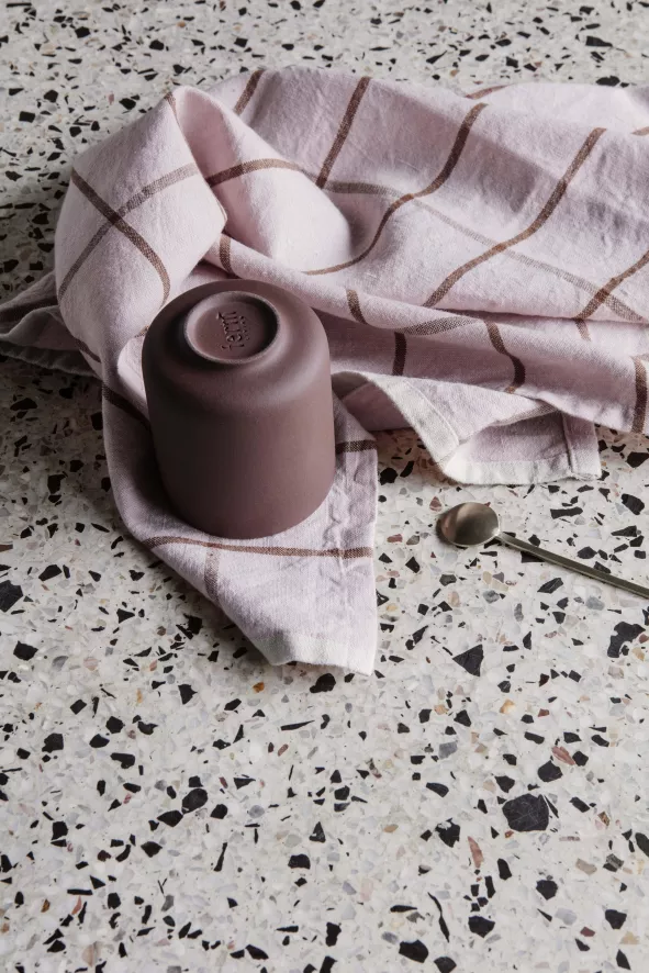 Ferm Living Hale Yarn-dyed Theedoek Olive/green 17 Ferm Living Hale Yarn-dyed Theedoek Olive/green - Afbeelding 15