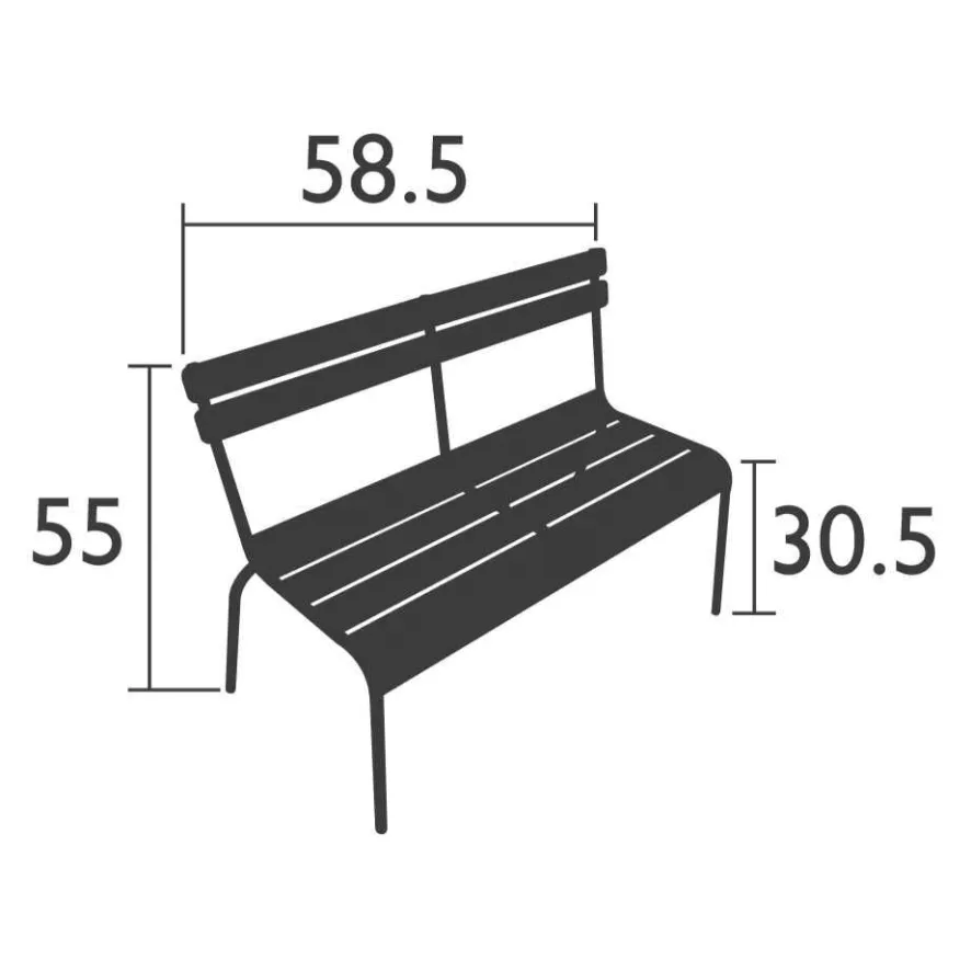 Fermob Luxembourg Kinderbank Black Cherry 9 Fermob Luxembourg Kinderbank Black Cherry - Afbeelding 7