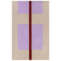 Finarte Ametisti Vloerkleed 140x200 Beige/lila