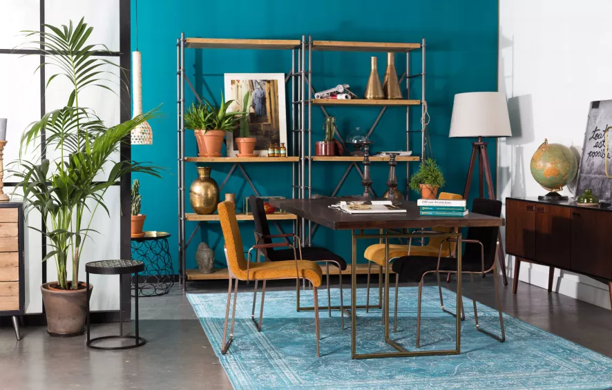 Dutchbone Class Eettafel 180x90 Zwart 6 Dutchbone Class Eettafel 180x90 Zwart - Afbeelding 4