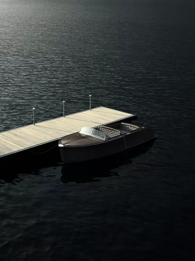 Flos Bellhop Sokkellamp LED Hoog Donkerbruin 5 Flos Bellhop Sokkellamp LED Hoog Donkerbruin - Afbeelding 3