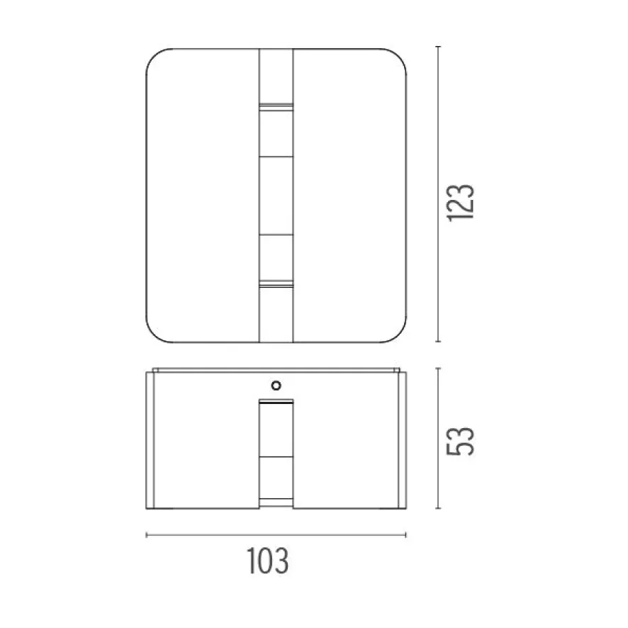 Flos Fenestra Wandlamp LED Antraciet 4 Flos Fenestra Wandlamp LED Antraciet - Afbeelding 2