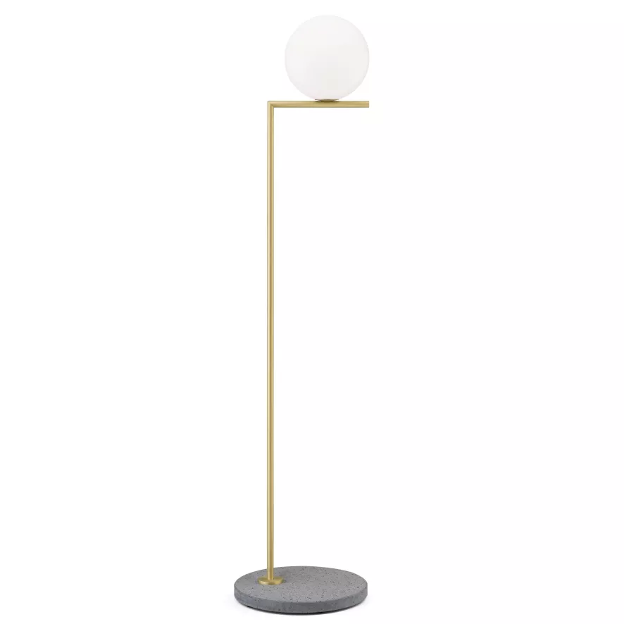 Flos IC Lights F1 Outdoor Vloerlamp Donkerbruin, Voet Beige 16 Flos IC Lights F1 Outdoor Vloerlamp Donkerbruin, Voet Beige - Afbeelding 14