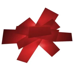 Foscarini Big Bang Plafondlamp Ø67 Rood