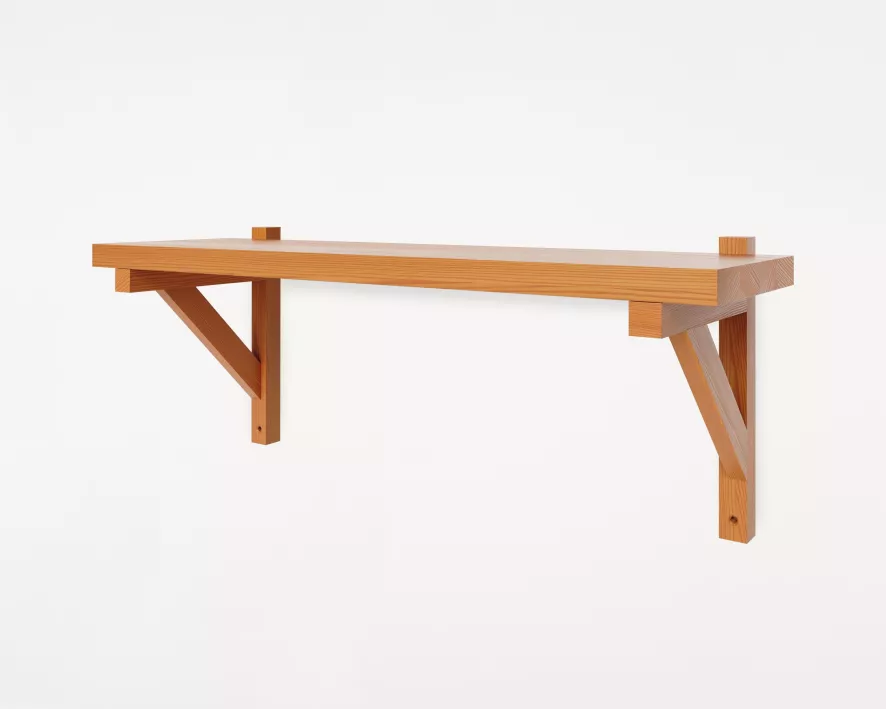 Frama Bracket Wandplank Large 70 Wit 6 Frama Bracket Wandplank Large 70 Wit - Afbeelding 4