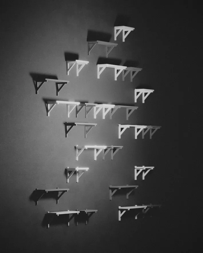 Frama Bracket Wandplank Large 70 Wit 4 Frama Bracket Wandplank Large 70 Wit - Afbeelding 2