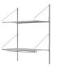 Frama Shelf Library H1084 Hanger Wandkast Roestvrijstaal