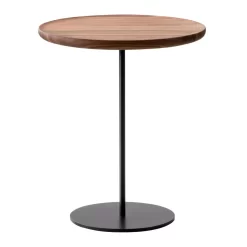 Fredericia Pal Bijzettafel Zwart Onderstel 44 Walnut