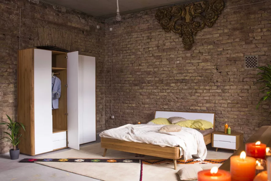 Gazzda Ena Bed 180x200 Whitewash 5 Gazzda Ena Bed 180x200 Whitewash - Afbeelding 3