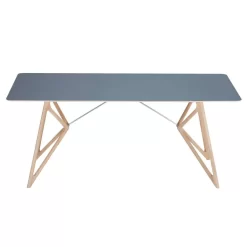 Gazzda Tink Tafel Linoleum 180x90 Whitewash Smokey Blue