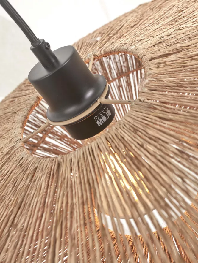 Good&Mojo Iguazu Hanglamp Schijf Ø40 Small Naturel 8 Good&Mojo Iguazu Hanglamp Schijf Ø40 Small Naturel - Afbeelding 6