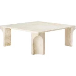 Gubi Doric Salontafel 80x80 Travertine