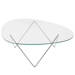 Gubi Pedrera Salontafel 106x86 Chroom