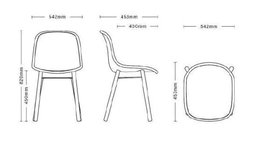 Hay Neu 13 Stoel Met Zwart Onderstel, Soft Black 13 Hay Neu 13 Stoel Met Zwart Onderstel, Soft Black - Afbeelding 11