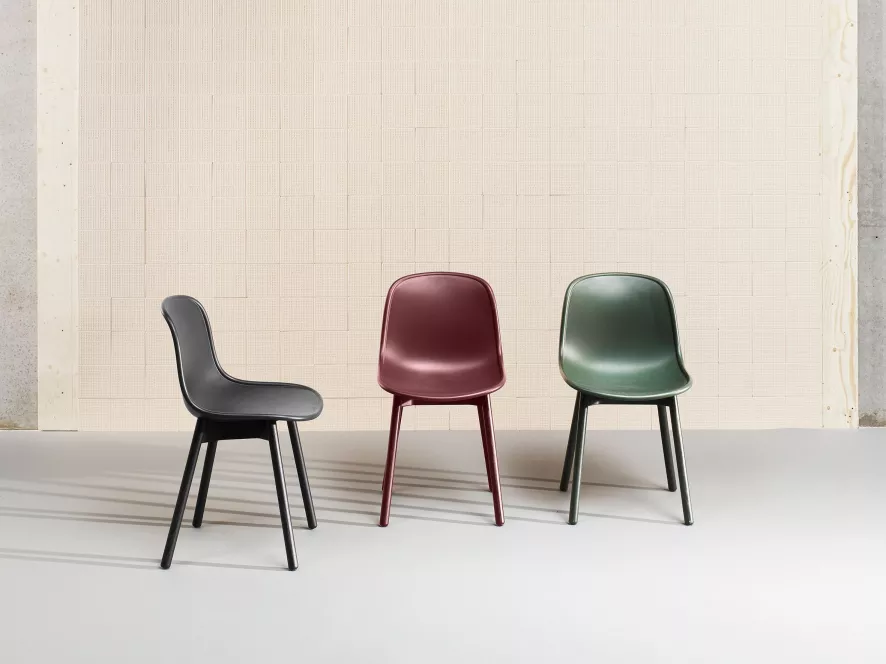 Hay Neu 13 Stoel Met Zwart Onderstel, Soft Black 9 Hay Neu 13 Stoel Met Zwart Onderstel, Soft Black - Afbeelding 7