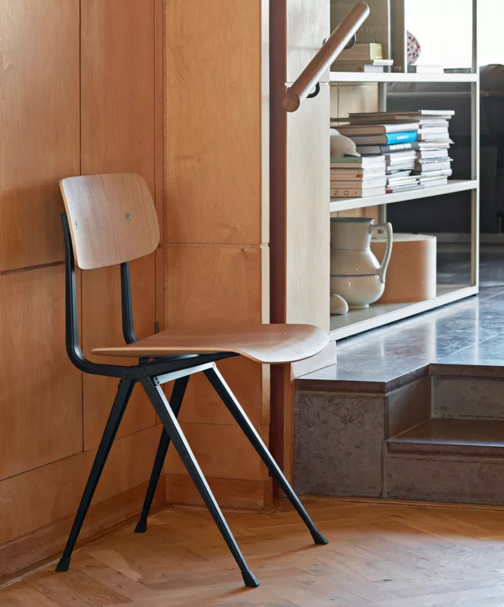 Hay Result Stoel Helder Gelakt, Beige Onderstel 7 Hay Result Stoel Helder Gelakt, Beige Onderstel - Afbeelding 5