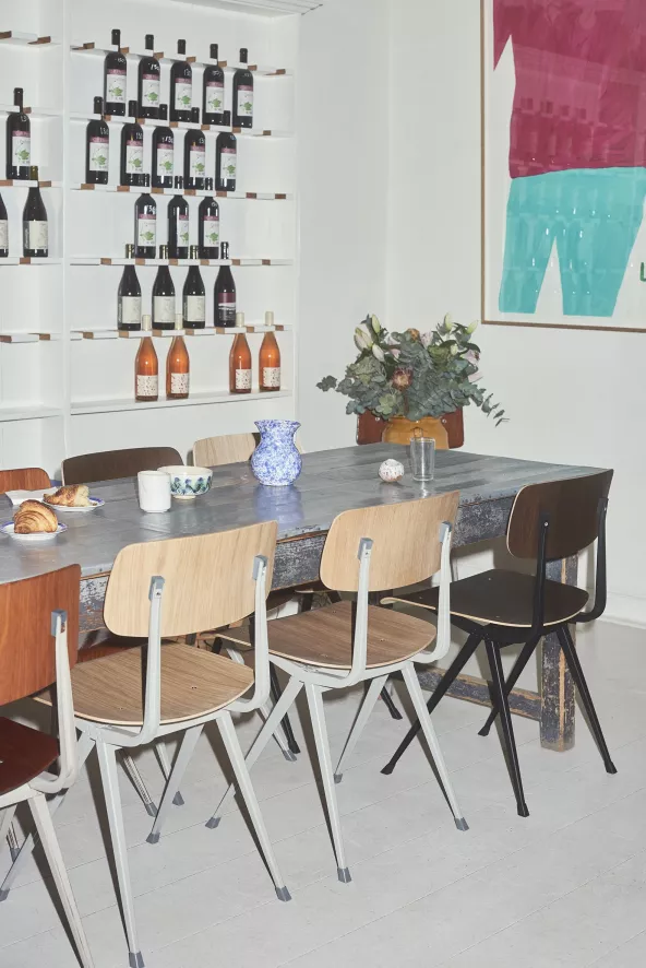 Hay Result Stoel Helder Gelakt, Beige Onderstel 10 Hay Result Stoel Helder Gelakt, Beige Onderstel - Afbeelding 8