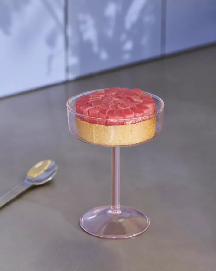 Hay Tint Coupe Champagne Glas Set Van 2 Pink 8 Hay Tint Coupe Champagne Glas Set Van 2 Pink - Afbeelding 6