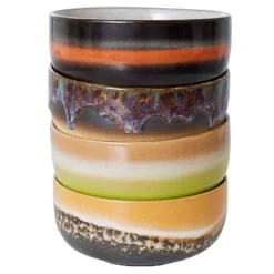 HKliving 70's Ceramic Dessert Schaal Ø12.5 Set Van 4 Freak Out -Meubel Speciaal Winkel x886x886 hkliving 70 s ceramic dessert schaal set van 410.jpg.pagespeed.ic .D8FO UuUO2