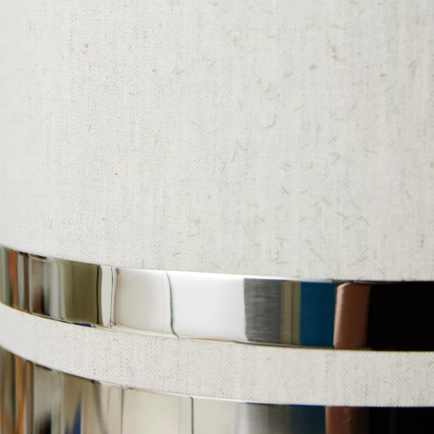 HKliving Chrome Space Tafellamp 7 HKliving Chrome Space Tafellamp - Afbeelding 5