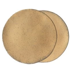 HKliving Gradient Diner Bord Set Van 2 Ø29 Peach