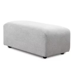HKliving Jax Hocker Small Light Grey