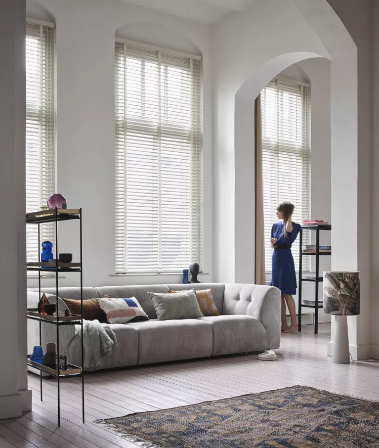 HKliving Vint Bank 4-zits Bruin 5 HKliving Vint Bank 4-zits Bruin - Afbeelding 3